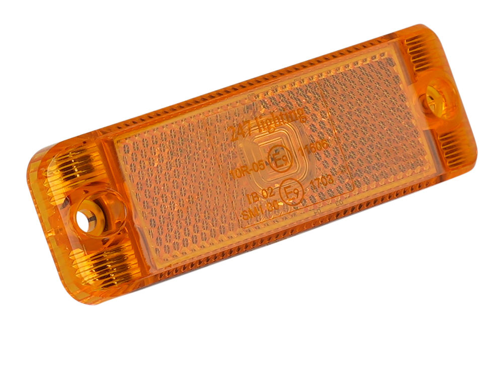 LED Umrissleuchte / Begrenzungsleuchte | Seite mit Rückstrahler (Reflektor) | 12-24VDC