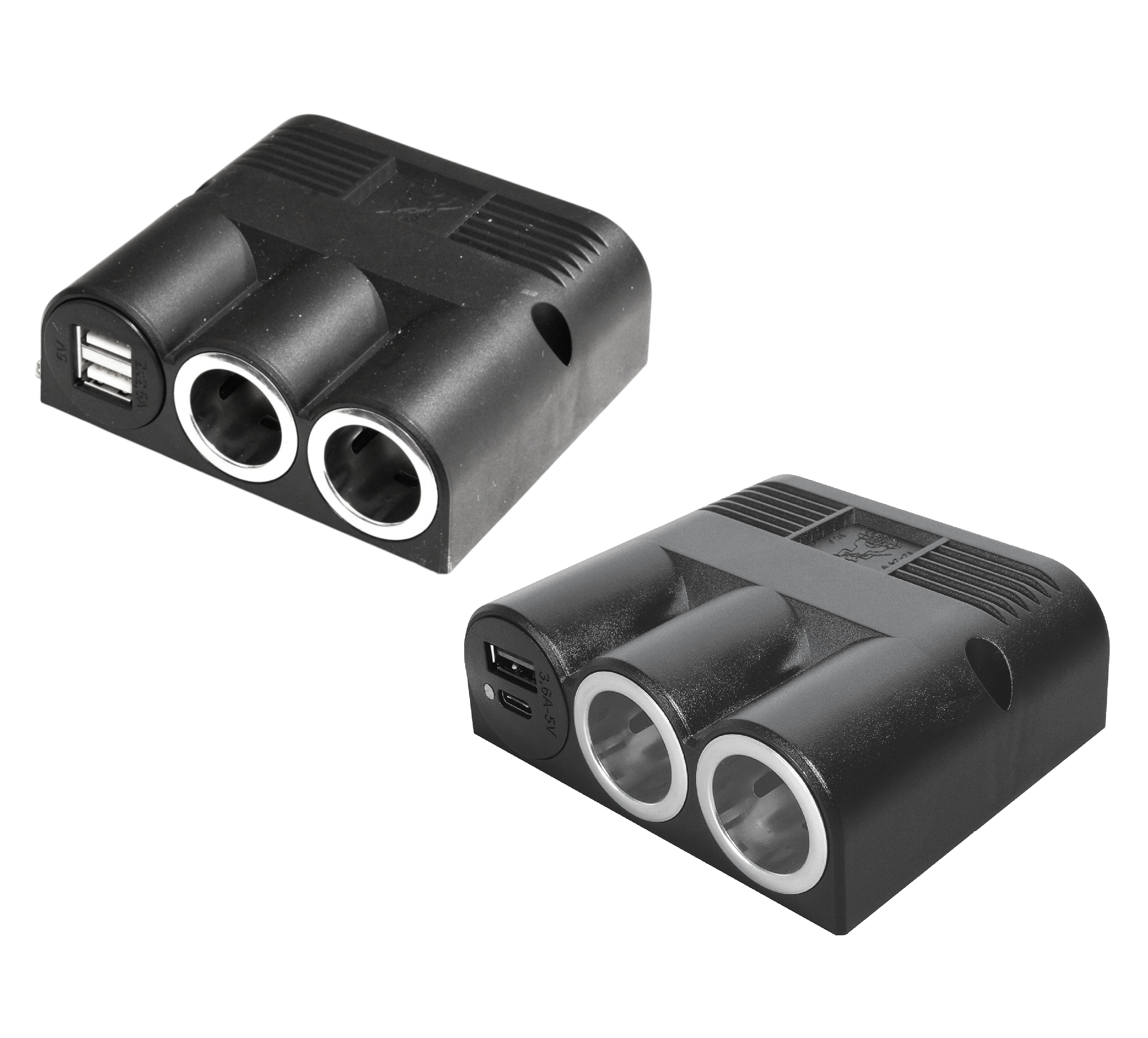 Aufbausteckdose 3-fach, Powersteckdosen - USB-A - USB-C