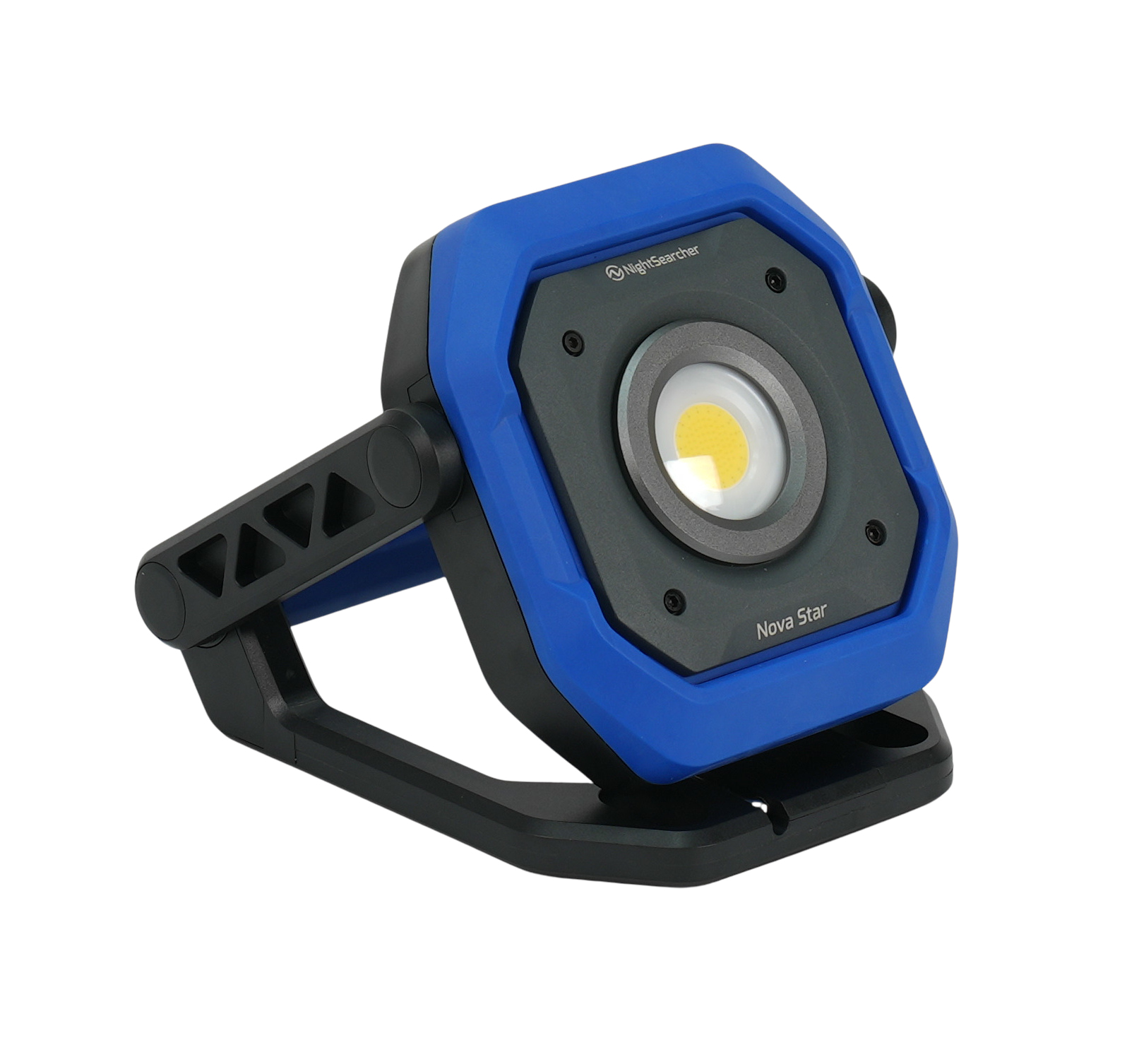 NOVA Star | Mobile LED Arbeits,- & Warnleuchte | Integr. Powerbank | 2.000 Lm | Weiß-Rot