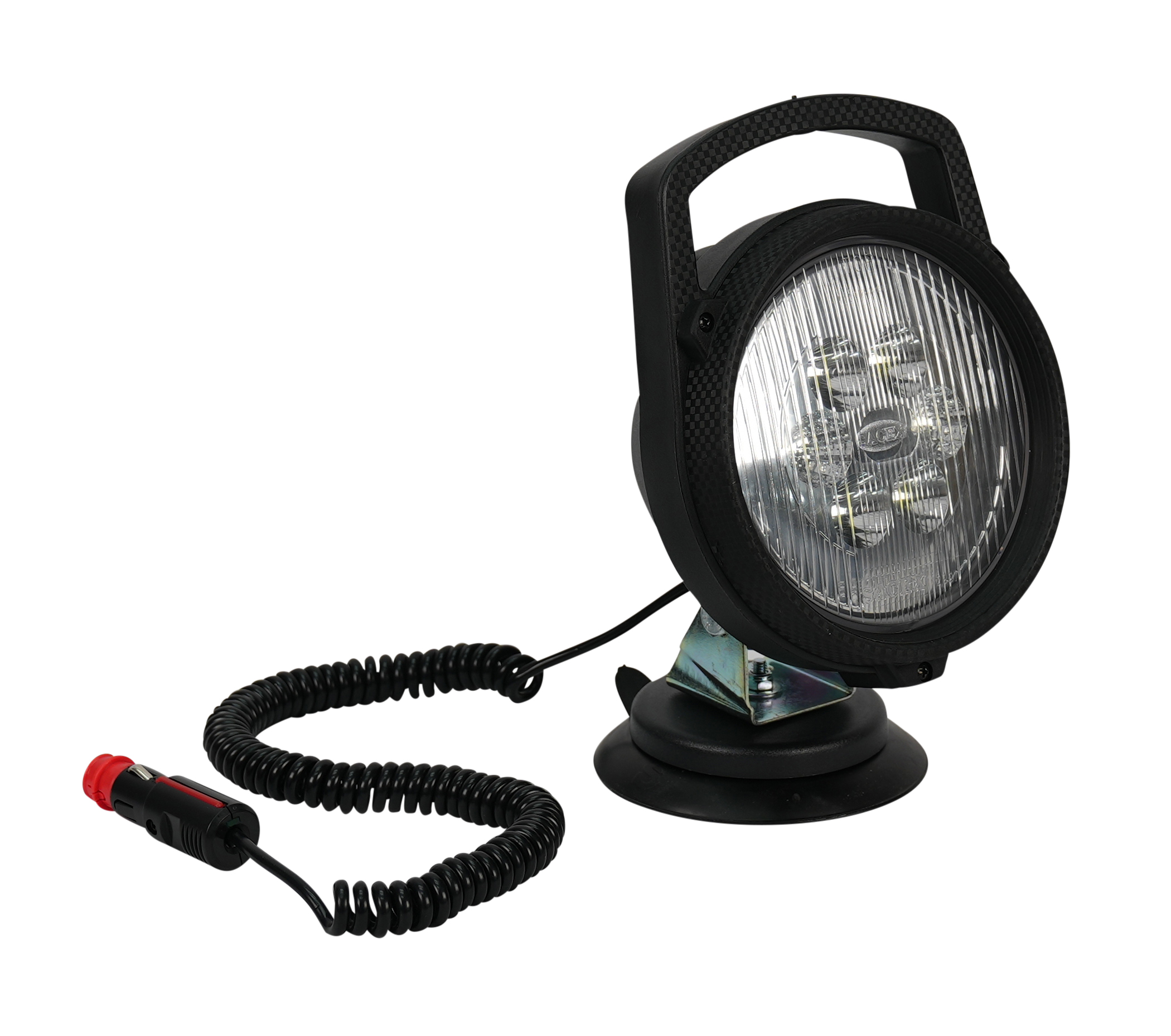 Carbonlux | LED Arbeitsscheinwerfer m. Tragegriff, Schalter & Magnetsockel | 10-30VDC