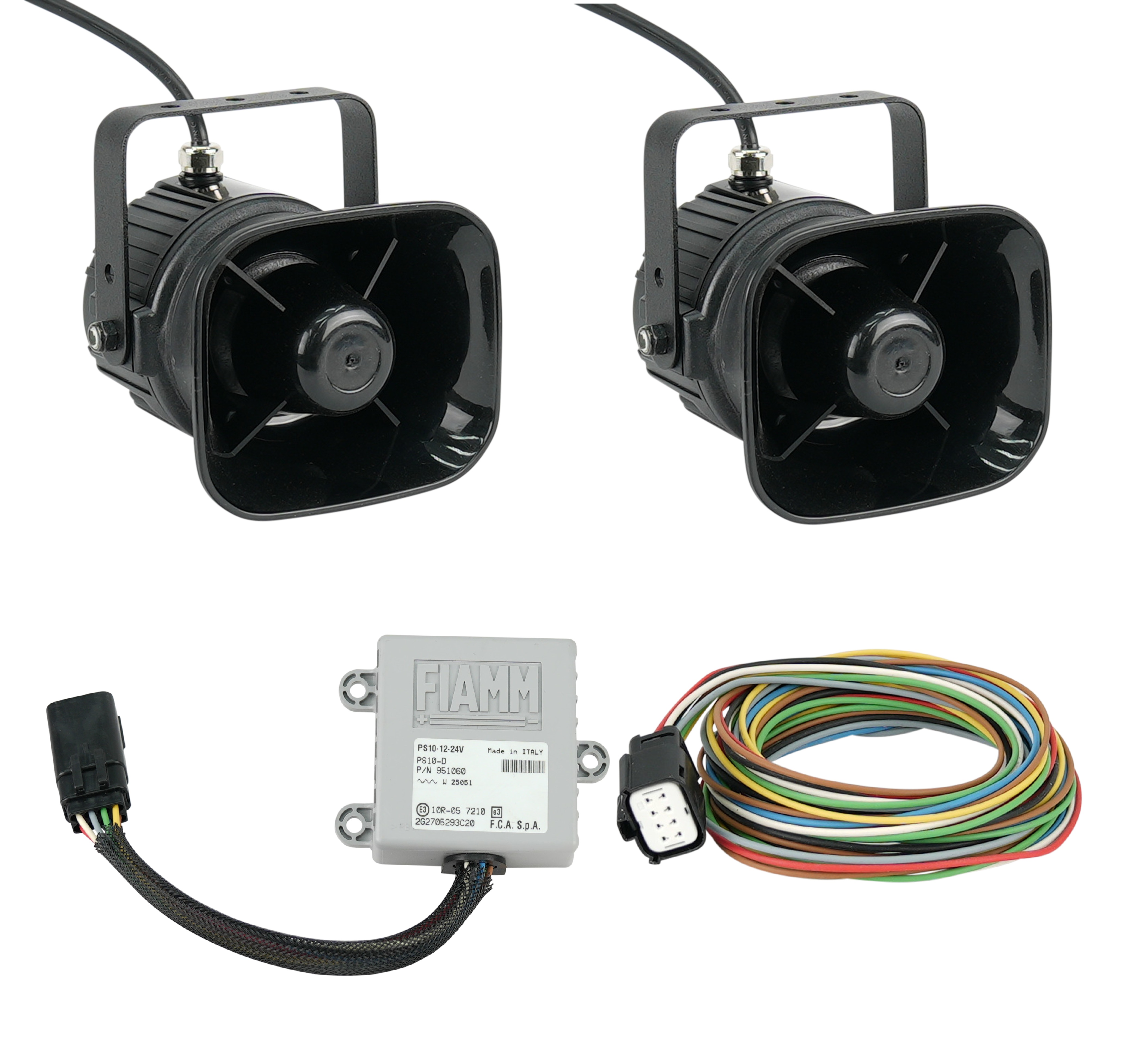 Sondersignalanlage | PS10D | 12-24VDC | Komplett Set | FIAMM HORIEN