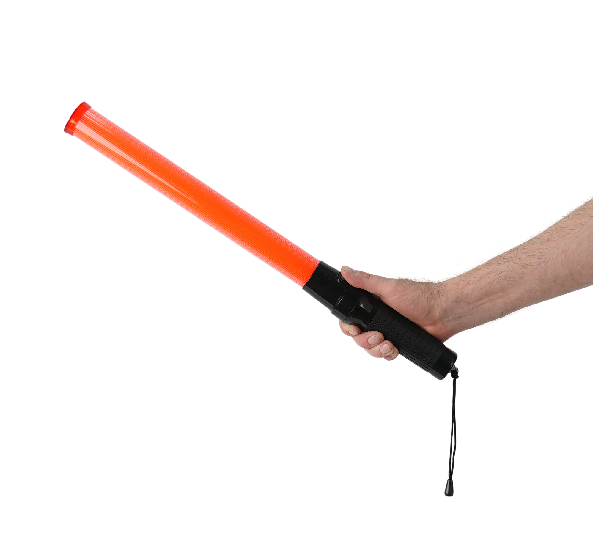 Anhaltestab | LED Einweiserstab | LED Rot | 540mm | Winkerkelle