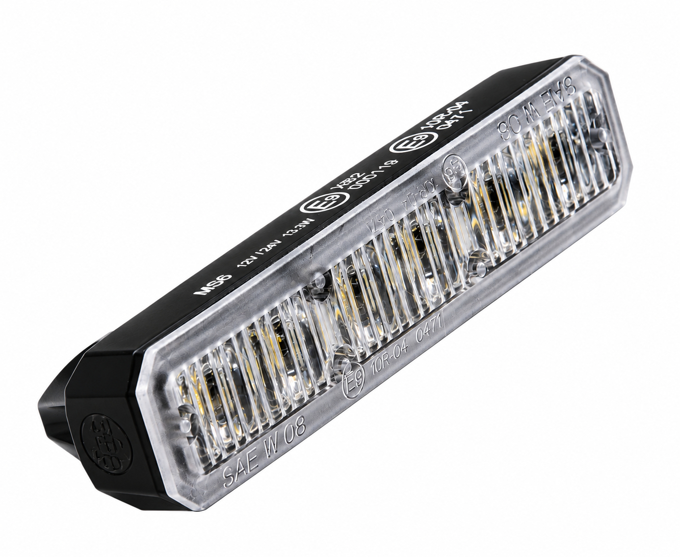MS6 H | LED Frontblitzer / Heckblitzer | Warnleuchte | 12/24VDC | Axixtech