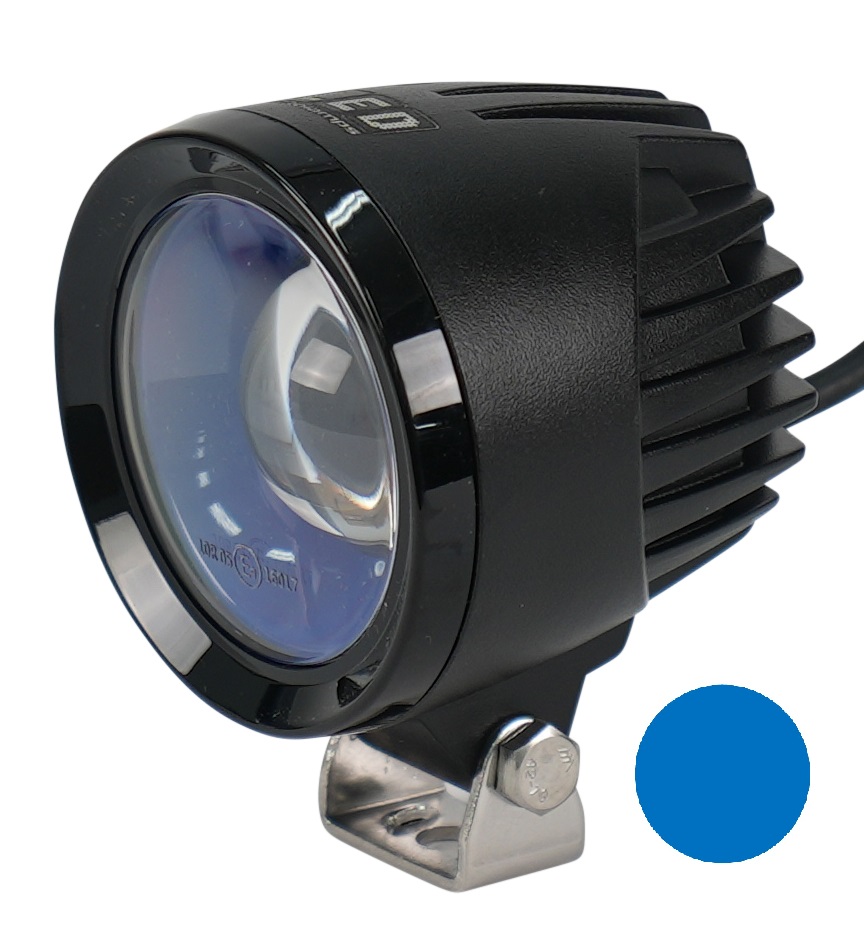 Blauer Punkt | LED Projektor Strahler für Gabelstapler | 10-80VDC