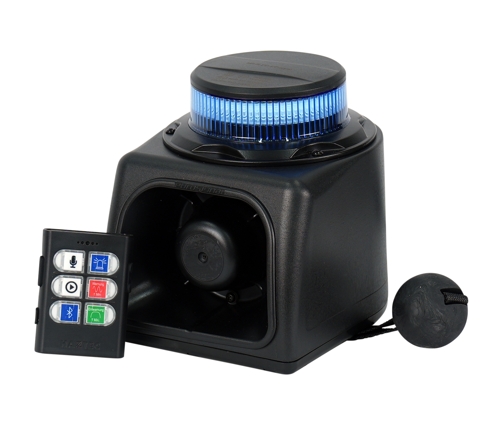 MOWA2-MOWA2DBBMAG-PABT_Front MoWa 2 | Mobile Warnanlage mit Durchsagefunktion, Recorder und Bluetooth | Magnethalterung | KatWarn