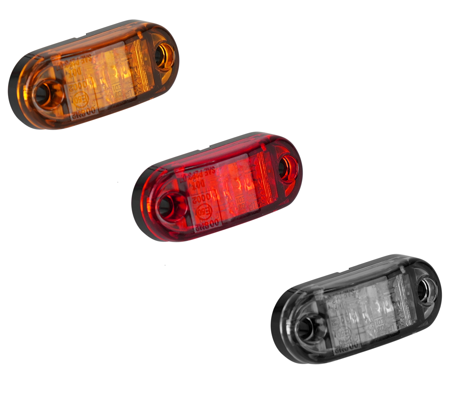 LED Umrissleuchte / Begrenzungsleuchte | Seite, Front oder Heck | 10-30VDC | ECE