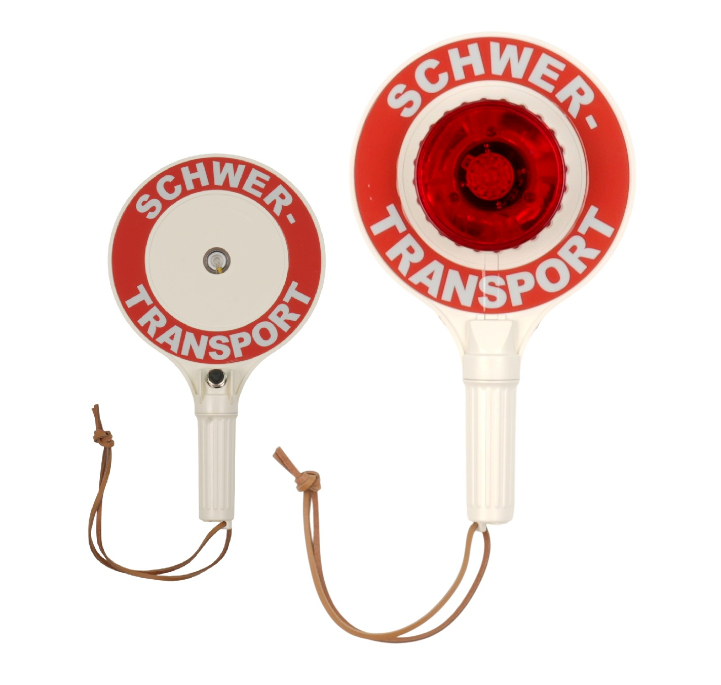 Anhaltestab | SCHWERTRANSPORT | LED Rot | 348mm | Kelle Anhaltestab | SCHWERTRANSPORT | LED Rot | 348mm | Kelle
