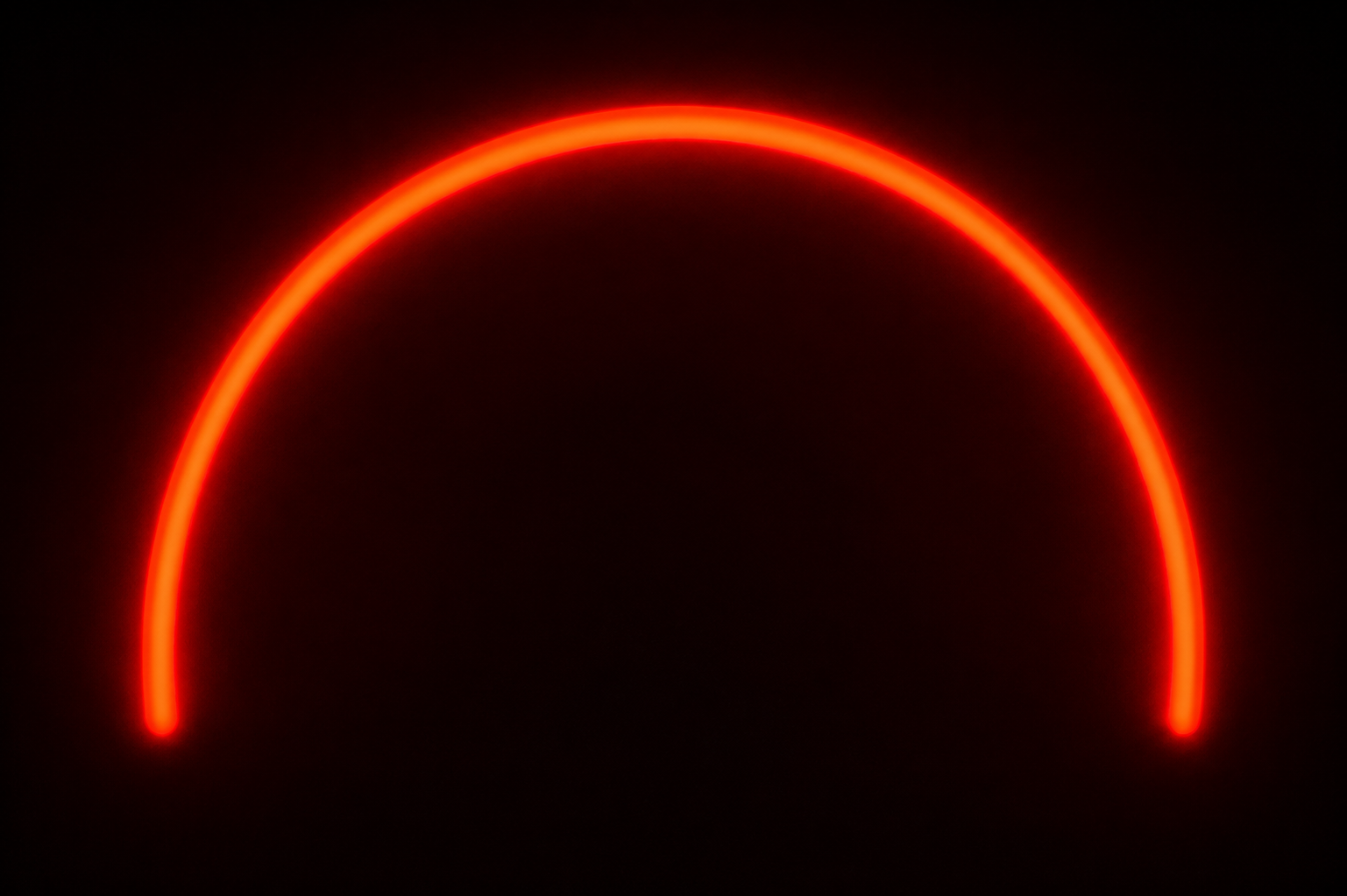 Roter Halbkreis | LED Sicherheitszonen Projektor Strahler für Gabelstapler | 10-80VDC